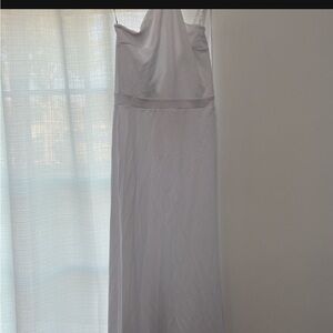 Simple wedding dress White halter Dress